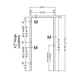 Standard Knockdown Masonry Frame